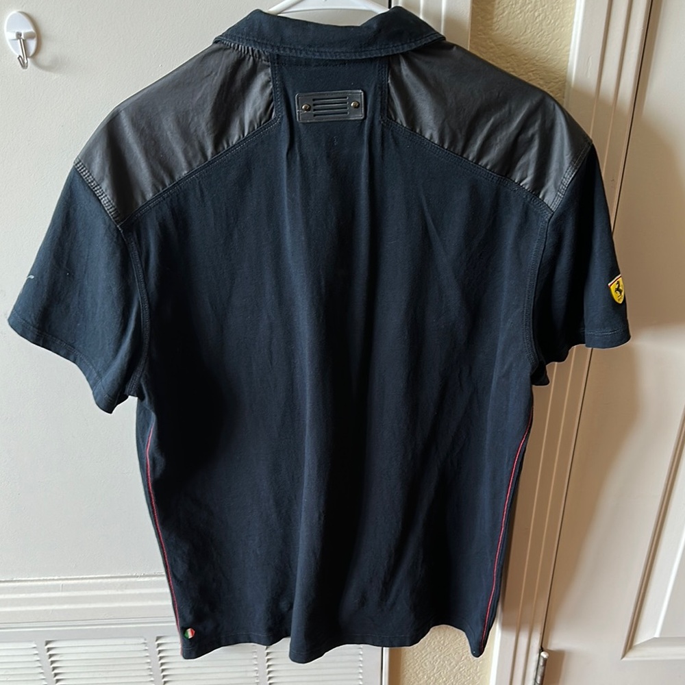 Ferrari x Puma Men's Polo Shirt in Black XL - Picture 2 of 8